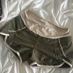 Olive Green Women's Shorts